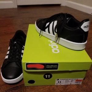 Black Adidas Cloudfoam Shoes